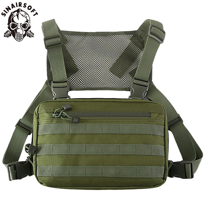 Edc Carry Bag For Men - Tactical Vest Recon Kit Bag Casual