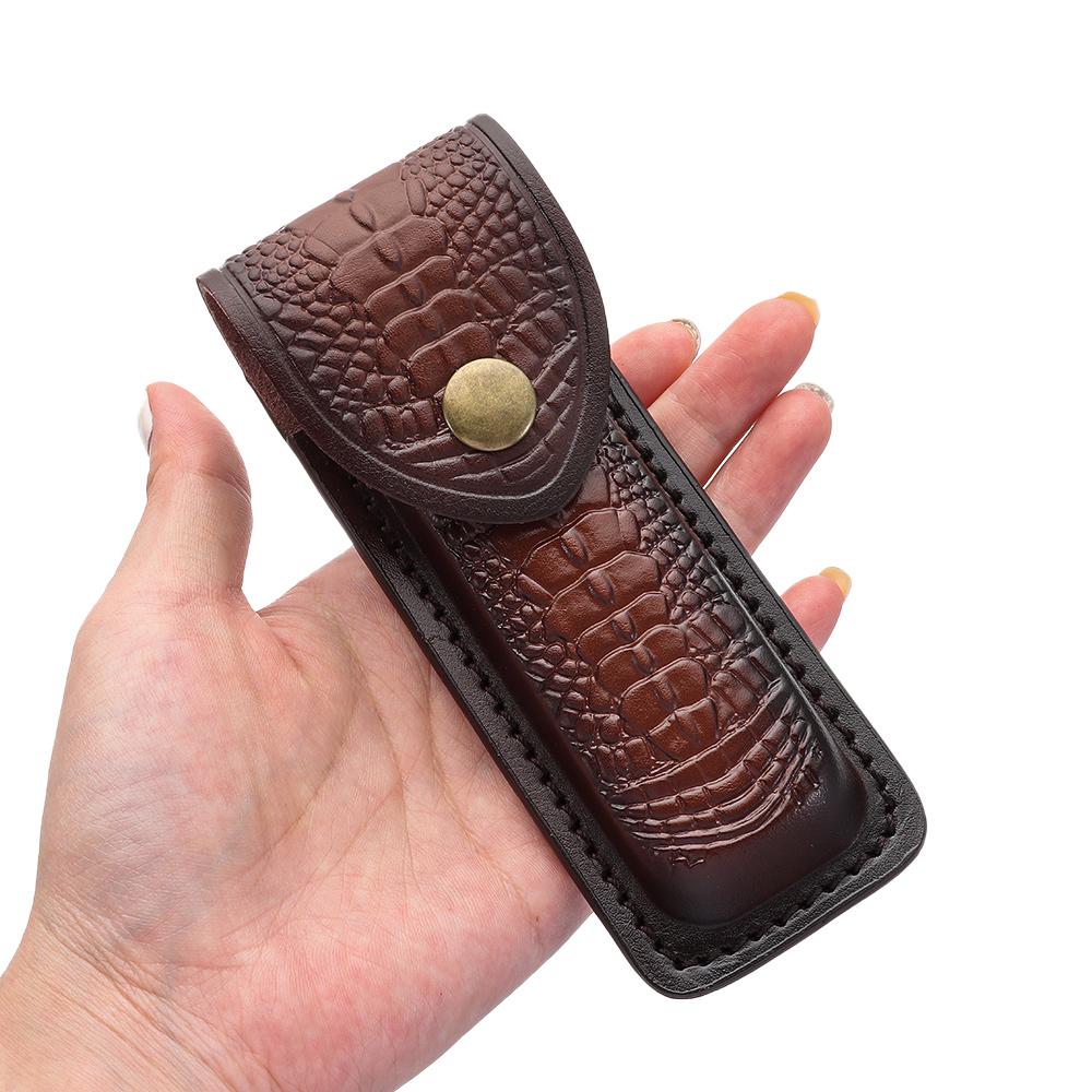 Cowhide Leather Sheath for Fol - Edc Everyday Carry Knives recension och pris