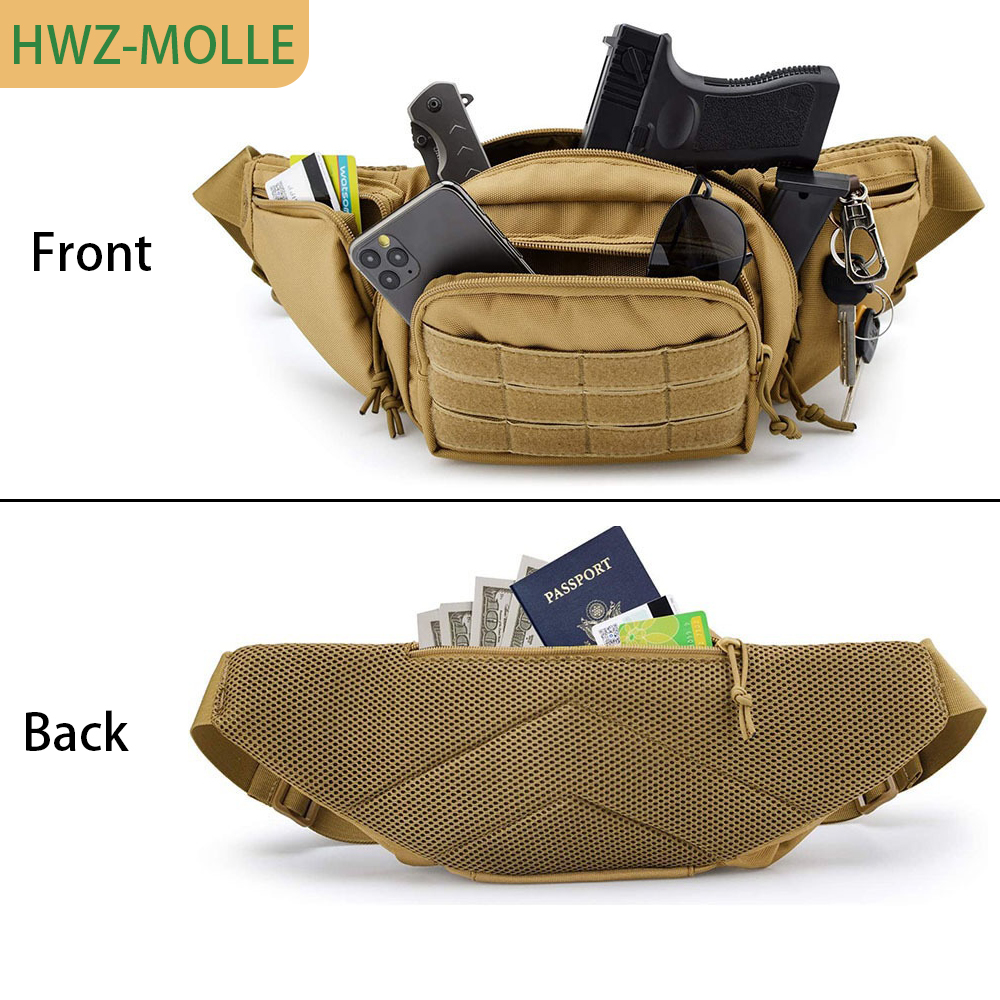 Tactical Molle Fanny Pack Wais - Edc Carry Fanny Pack recension och pris