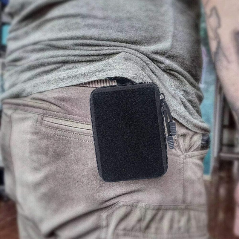 Tactical Wallet EDC Pouch Zipp - Edc Carry Pack recension och pris