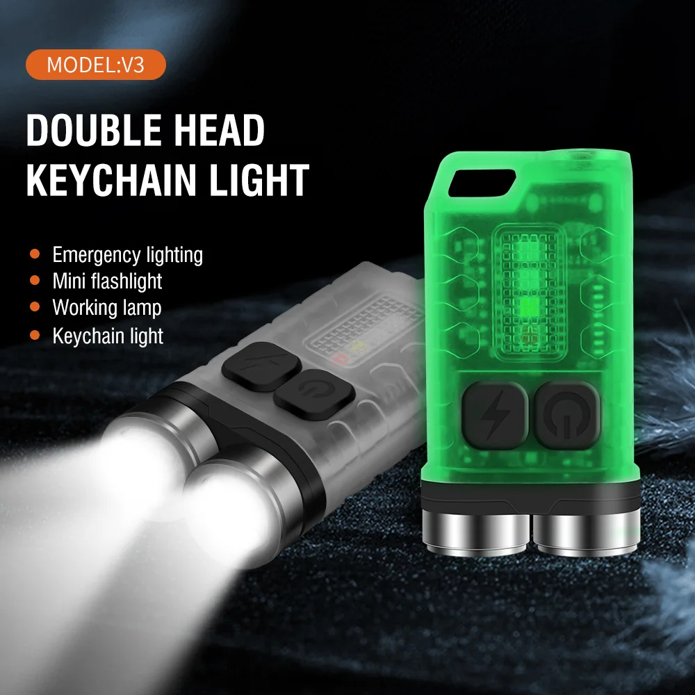 BORUiT V3 LED Keychain Portabl - Keychain Flashlight recension och pris