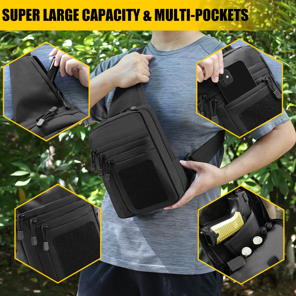 Tactical Pistol Gun Bag Concea - Edc Carry Bag For Pistol recension och pris