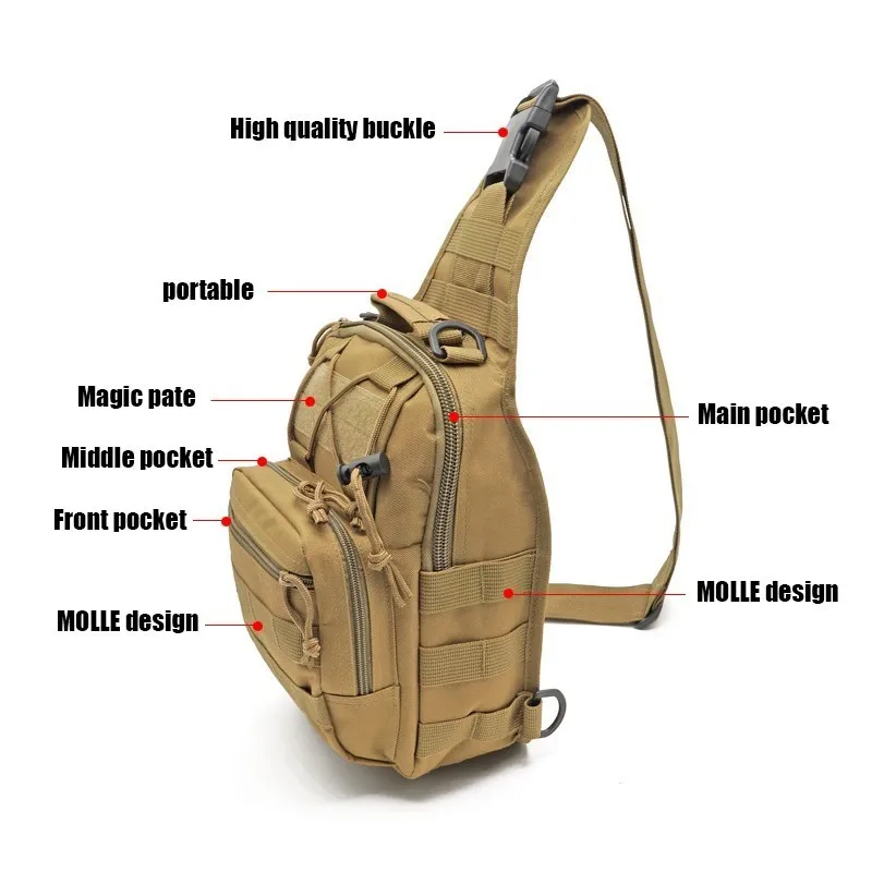 Military Tactical Sling Backpa - Edc Concealed Carry Bag recension och pris