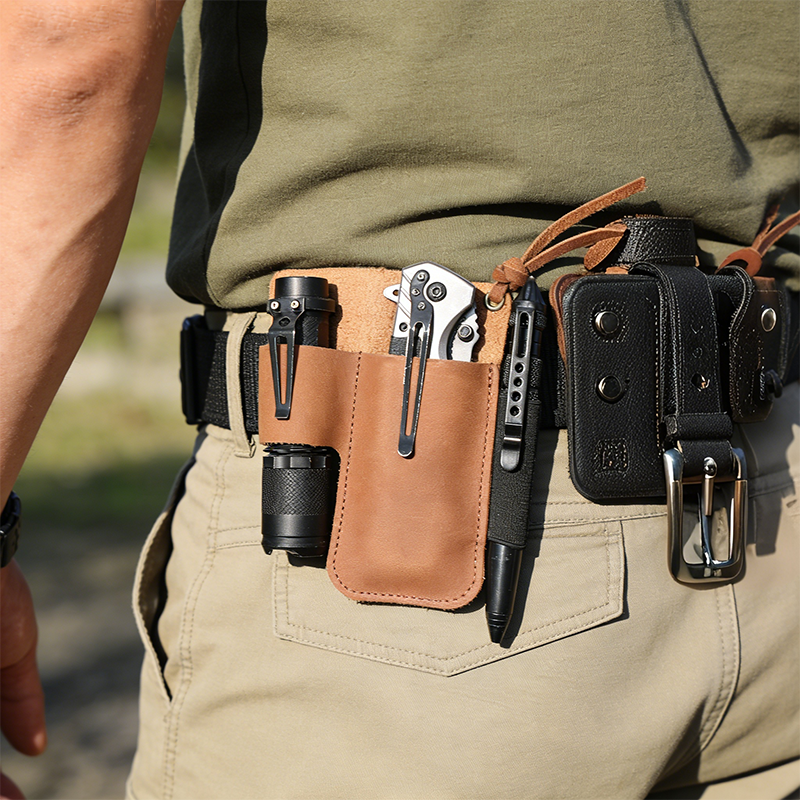 EDC Leather Flashlight Tool Ho - Edc Everyday Carry recension och pris