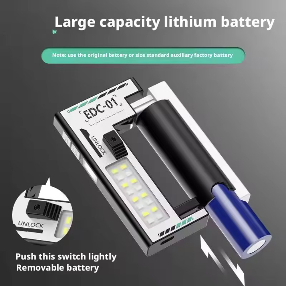 Rechargeable EDC Flashlight, D - Keychain Flashlight recension och pris