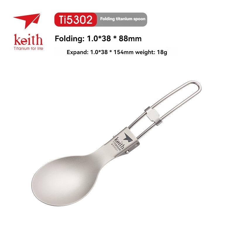 Keith Titanium Tableware Spoon - Edc Everyday Carry Knives recension och pris