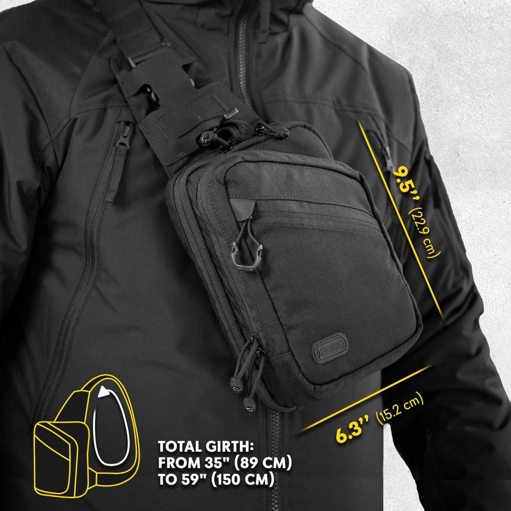 EDC Tactical Sling Bag - Cross - Edc Carry Bag For Men recension och pris