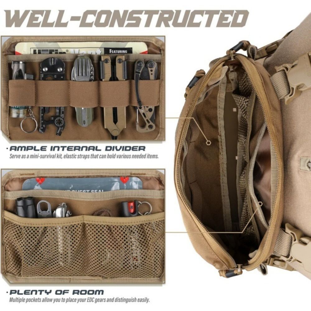 Fashion 1000D Nylon Men Chest  - Edc Deep Carry recension och pris