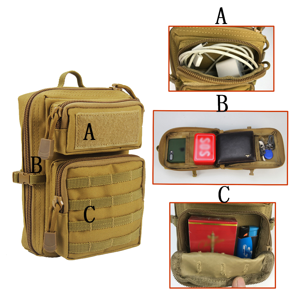 Tactical Molle Utility Pouch O - Edc Carry Pack recension och pris
