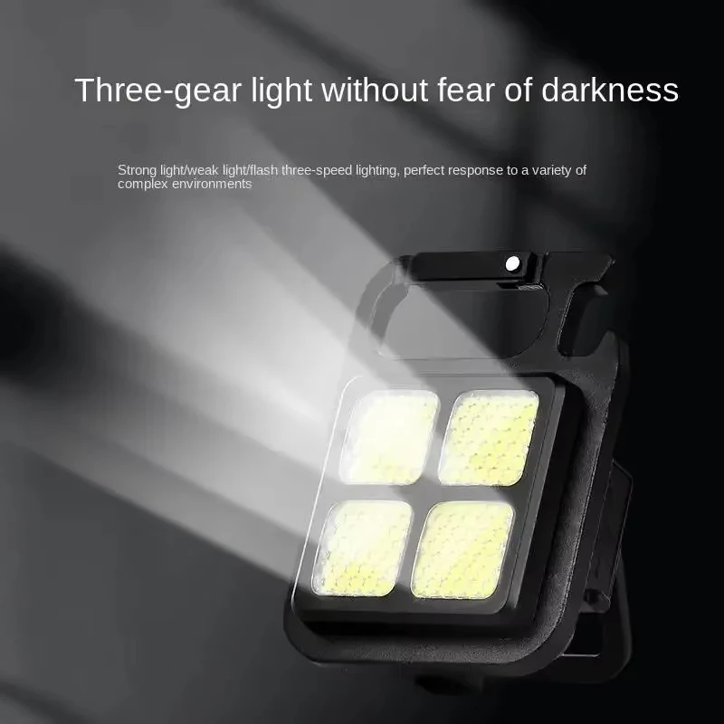4 Lamp Beads Outdoor Strong Li - Keychain Flashlight recension och pris