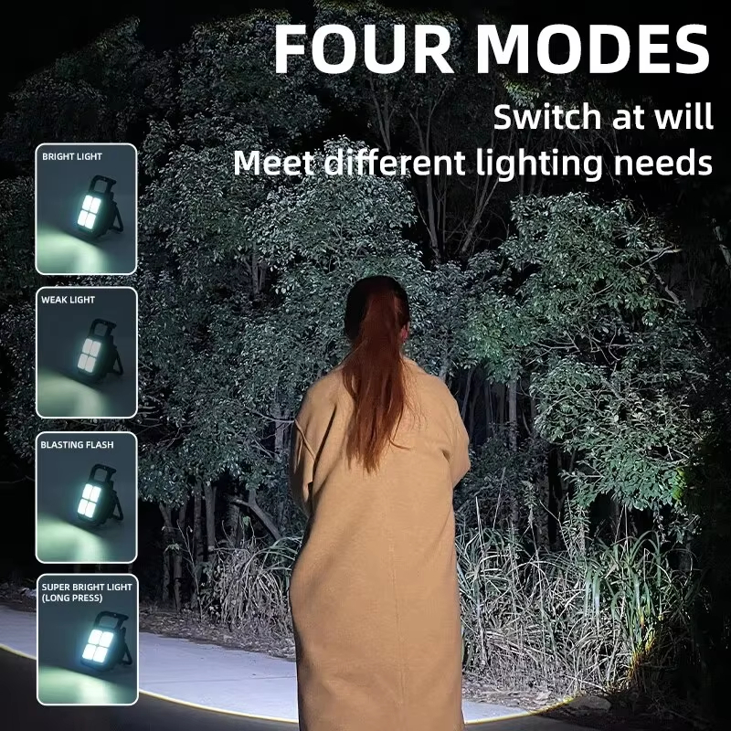 4 Lamp Beads Outdoor Strong Li - Keychain Flashlight recension och pris