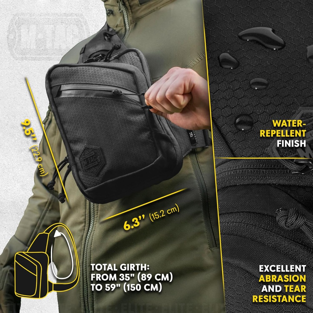 EDC Tactical Crossbody Sling B - Edc Concealed Carry Bag recension och pris