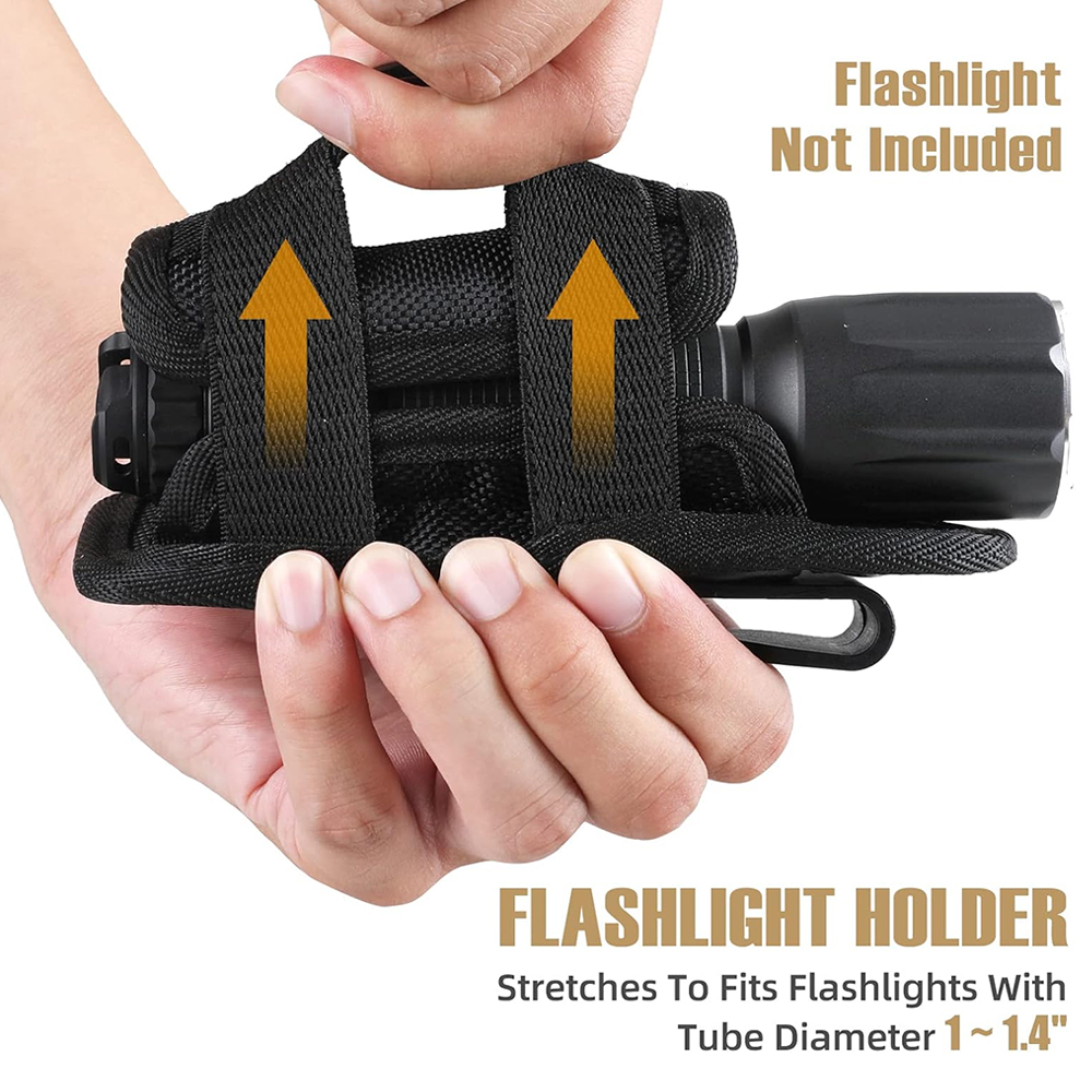 Tactical Flashlight Pouch Hols - Edc Concealed Carry Bag recension och pris