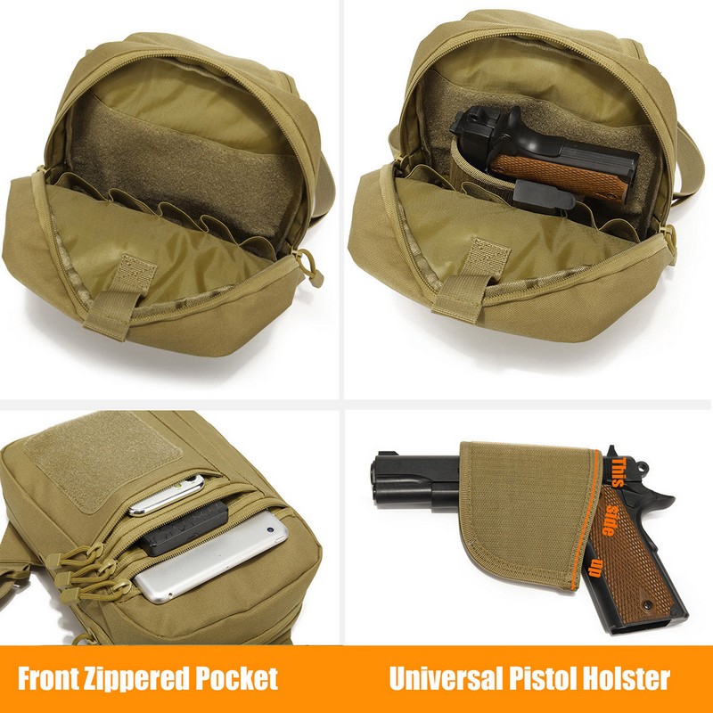 EDC 1000D Tactical Chest Bag P - Edc Carry Bag For Pistol recension och pris