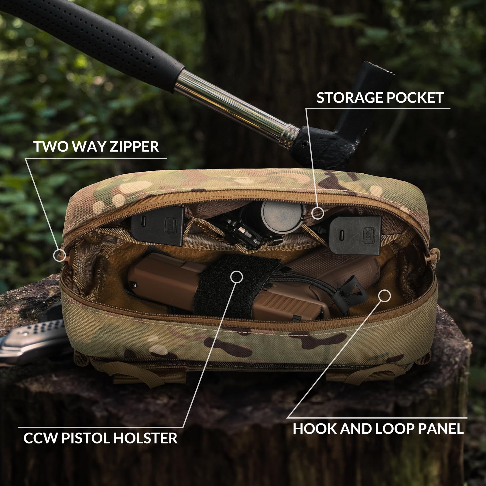 Tactical Fanny Pack, Concealed - Edc Carry Fanny Pack recension och pris