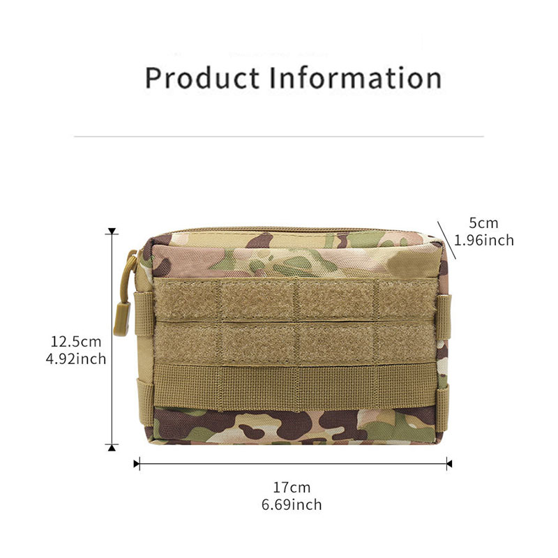 Tactical Molle Waist Pack 600D - Edc Carry Pack recension och pris