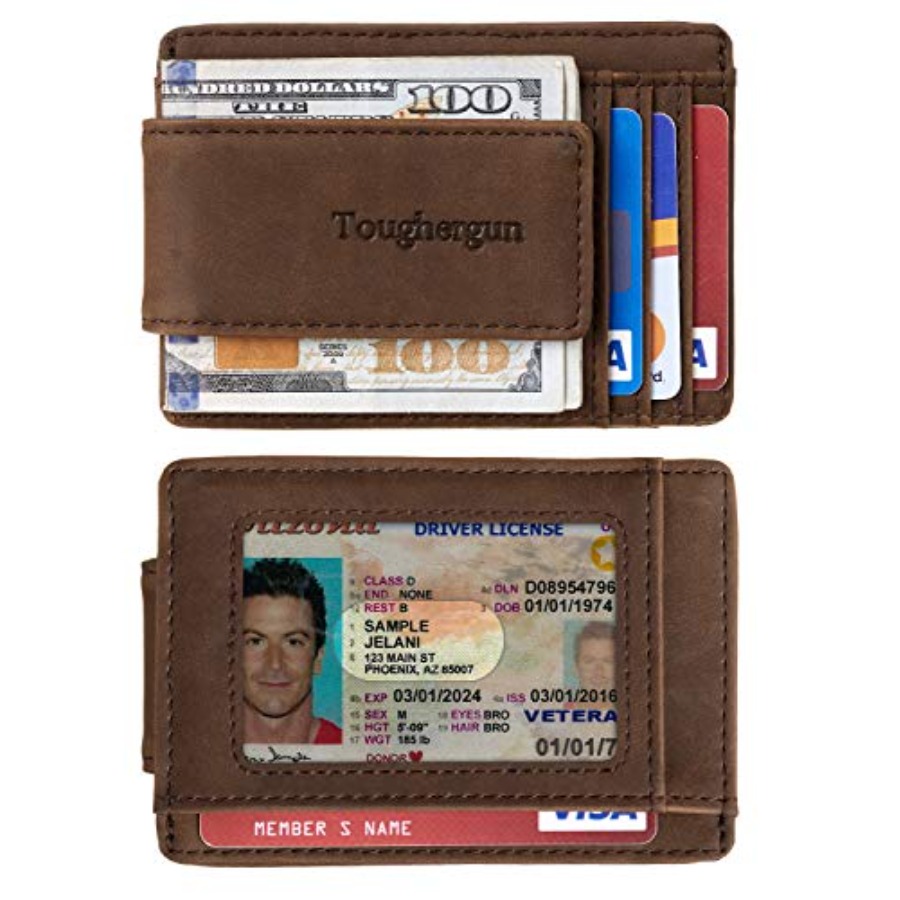 Toughergun Slim Wallet for Men - Money Clip Magnetic recension och pris
