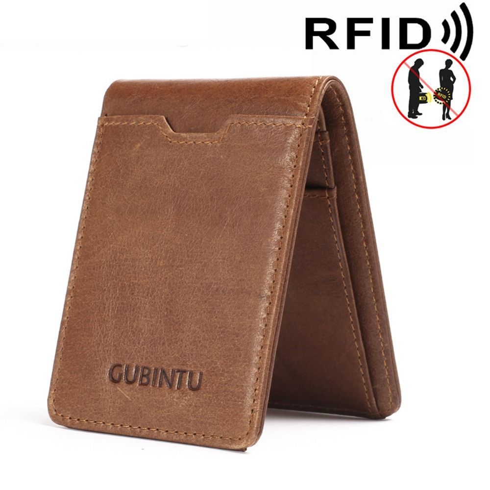 Minimalist Genuine Leather Men - Money Clip Magnetic recension och pris