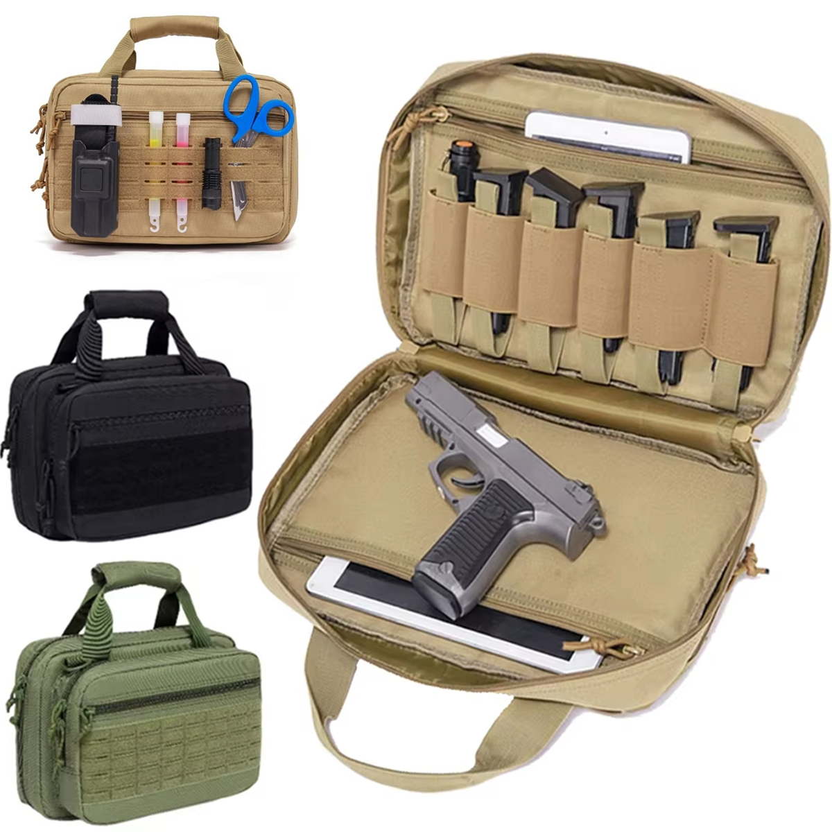 Tactical Pistol Case Gun Bag S - Edc Carry Bag For Pistol recension och pris