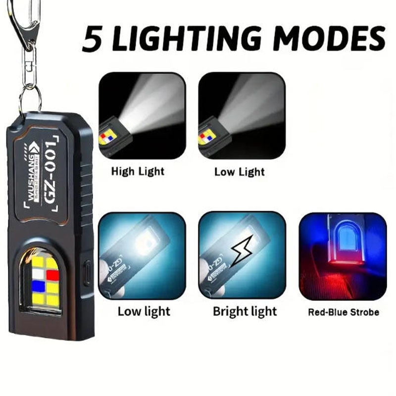 Multifunctional Keychain Flash - Keychain Flashlight recension och pris