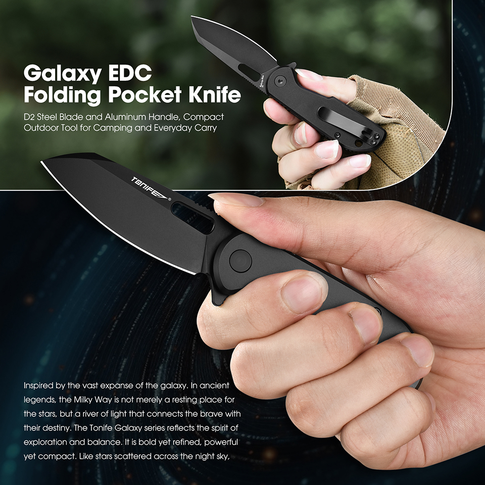 TONIFE Galaxy Mini CKT9205 Fol - Everyday Carry (Edc) Knife recension och pris