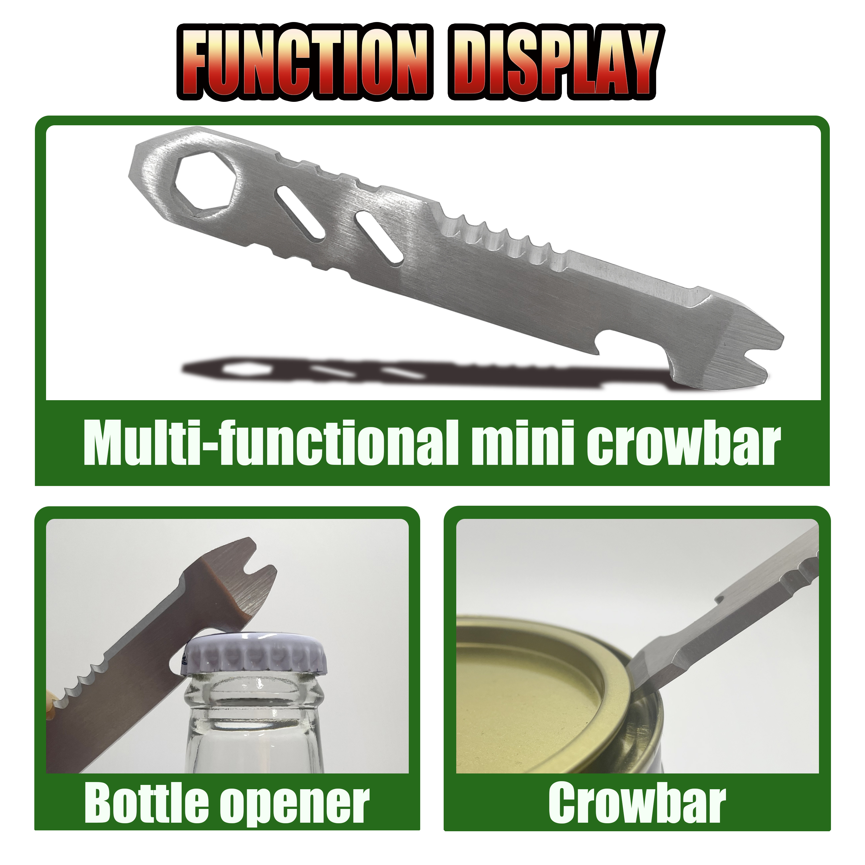 Mighty Bar Pocket Knife & Bott - Everyday Carry (Edc) Knife recension och pris
