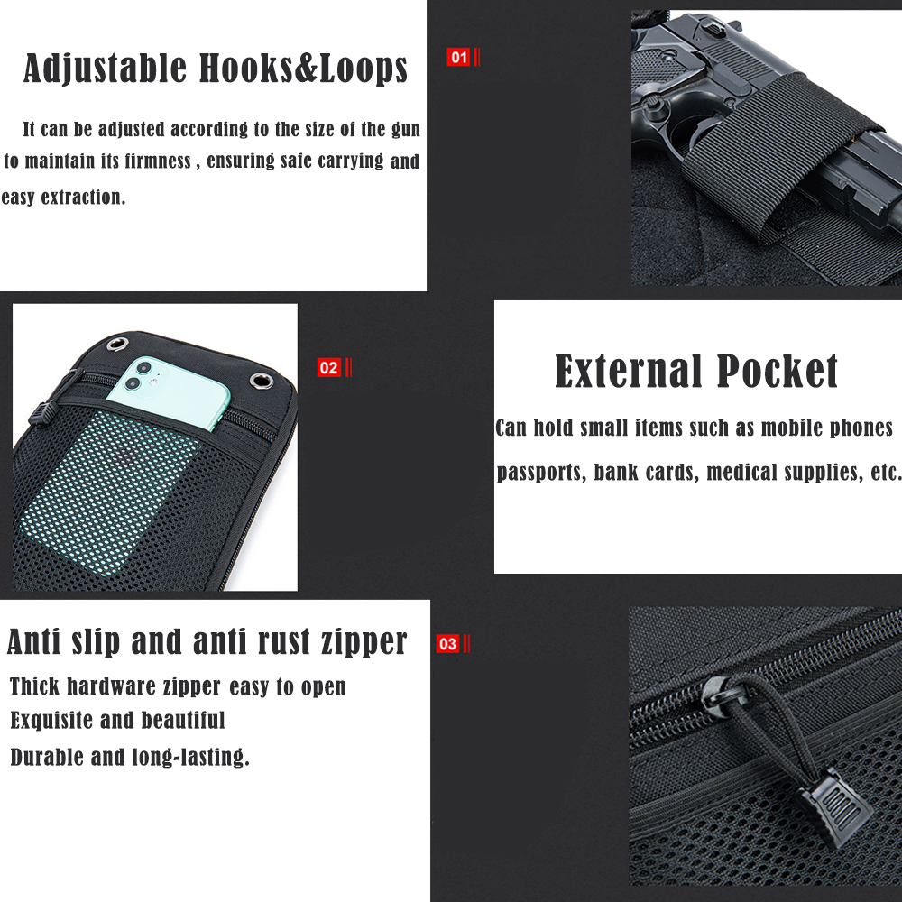 Molle Outdoor Tactical Conceal - Edc Carry Fanny Pack recension och pris