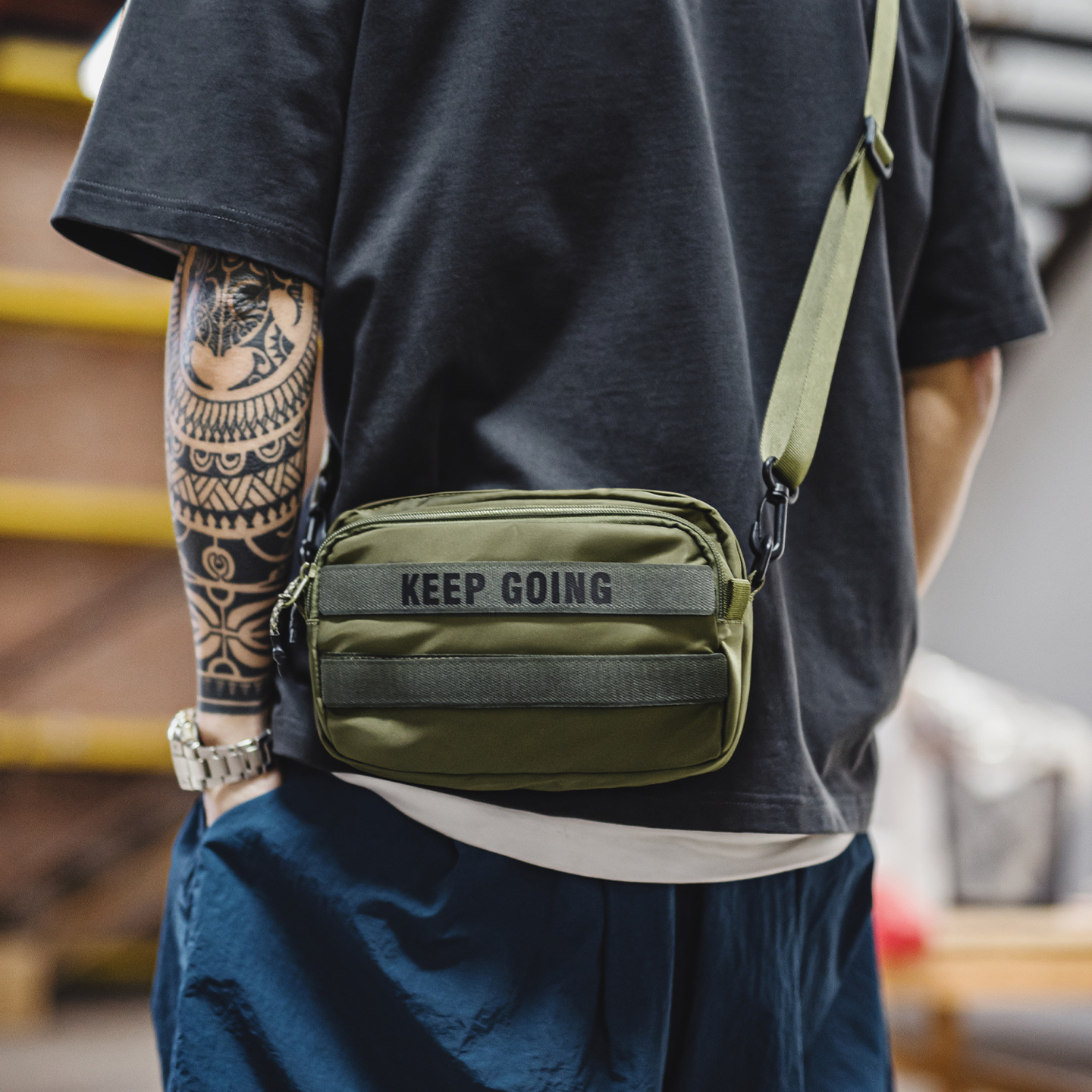 Maden Men's Crossbody Bag Mili - Edc Carry Bag For Men recension och pris