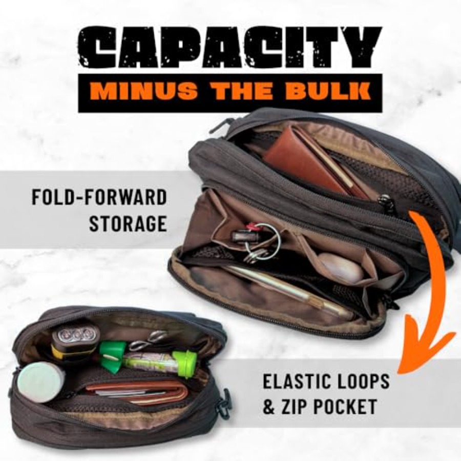 Tactical Fanny Pack for Men Co - Edc Carry Fanny Pack recension och pris