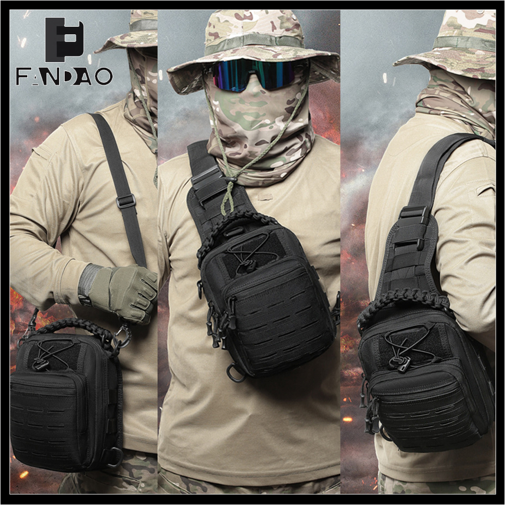 Tactical Sling Bag Pouch Multi - Edc Carry Bag For Pistol recension och pris