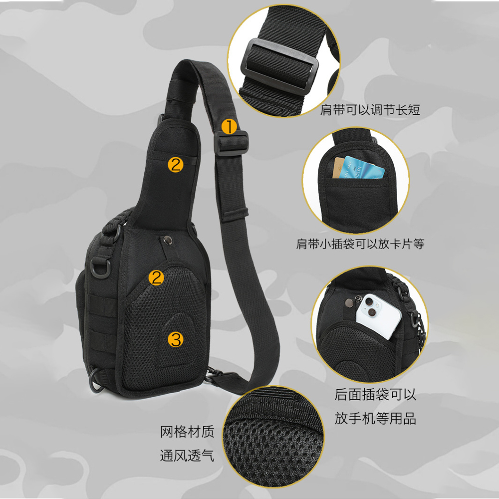 Tactical Sling Bag Pouch Multi - Edc Carry Bag For Pistol recension och pris