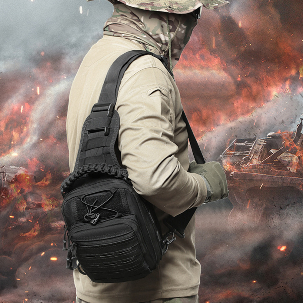 Tactical Sling Bag Pouch Multi - Edc Carry Bag For Pistol recension och pris