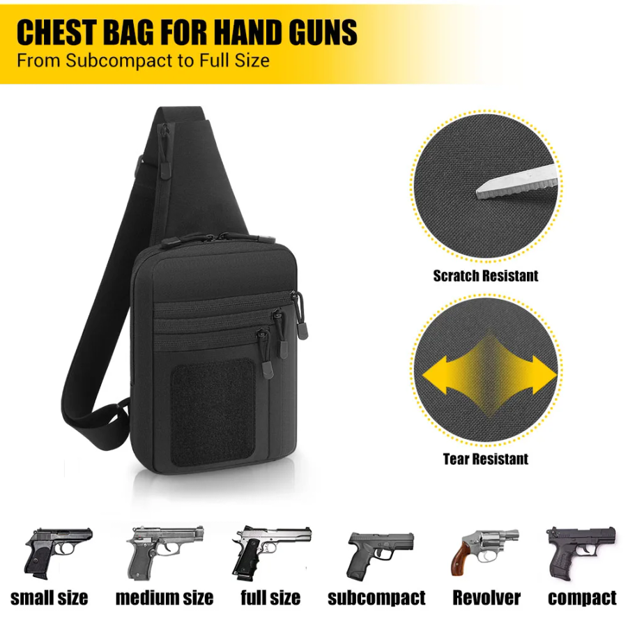 CAOX Tactical Pistol Gun Bag C - Edc Concealed Carry Bag recension och pris