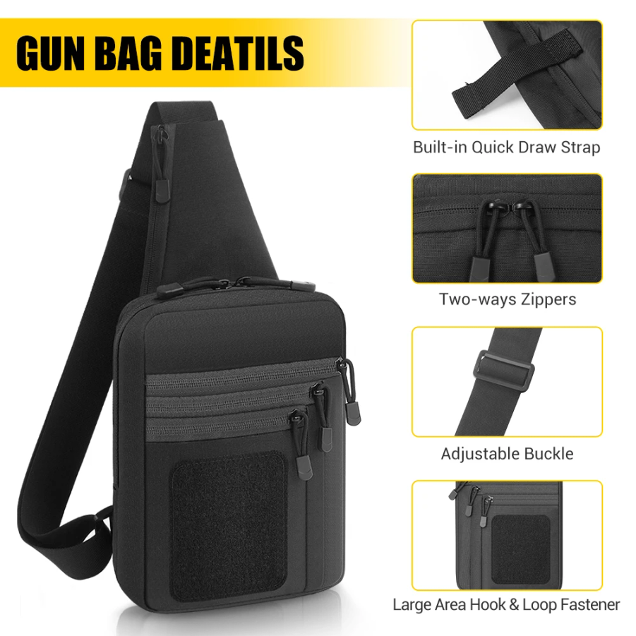 CAOX Tactical Pistol Gun Bag C - Edc Concealed Carry Bag recension och pris