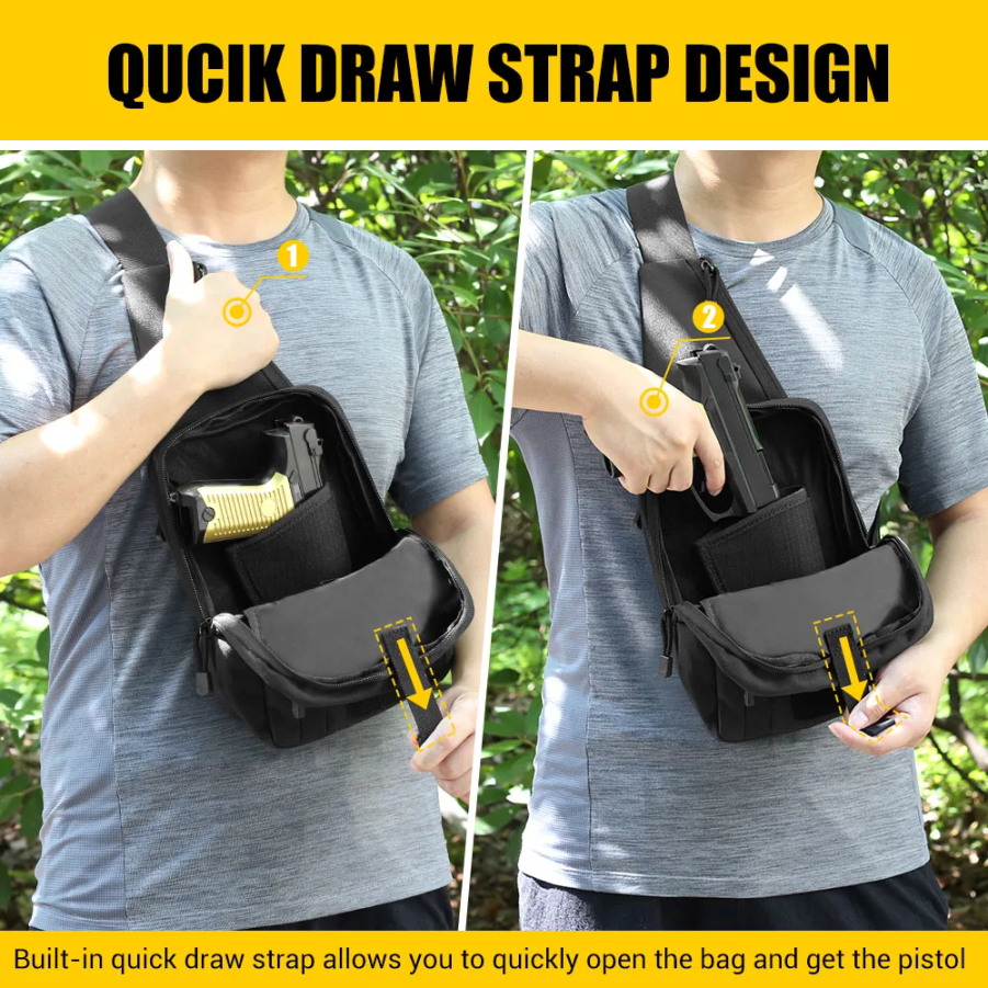 CAOX Tactical Pistol Gun Bag C - Edc Concealed Carry Bag recension och pris