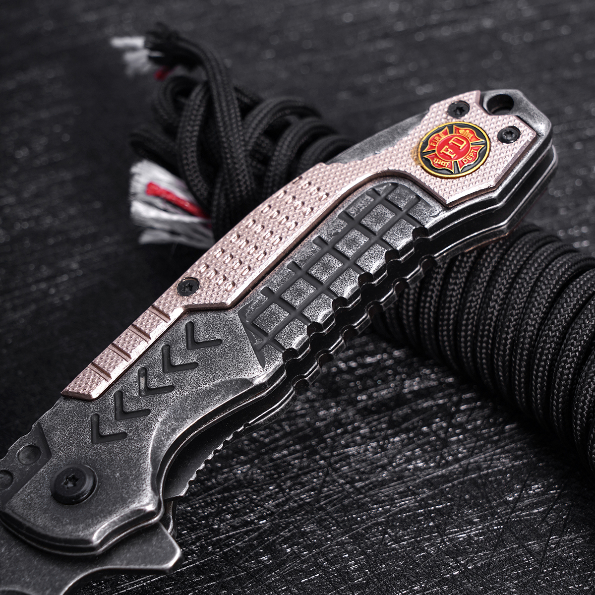 Premium Stonewashed Stainless  - Edc Day Carry recension och pris