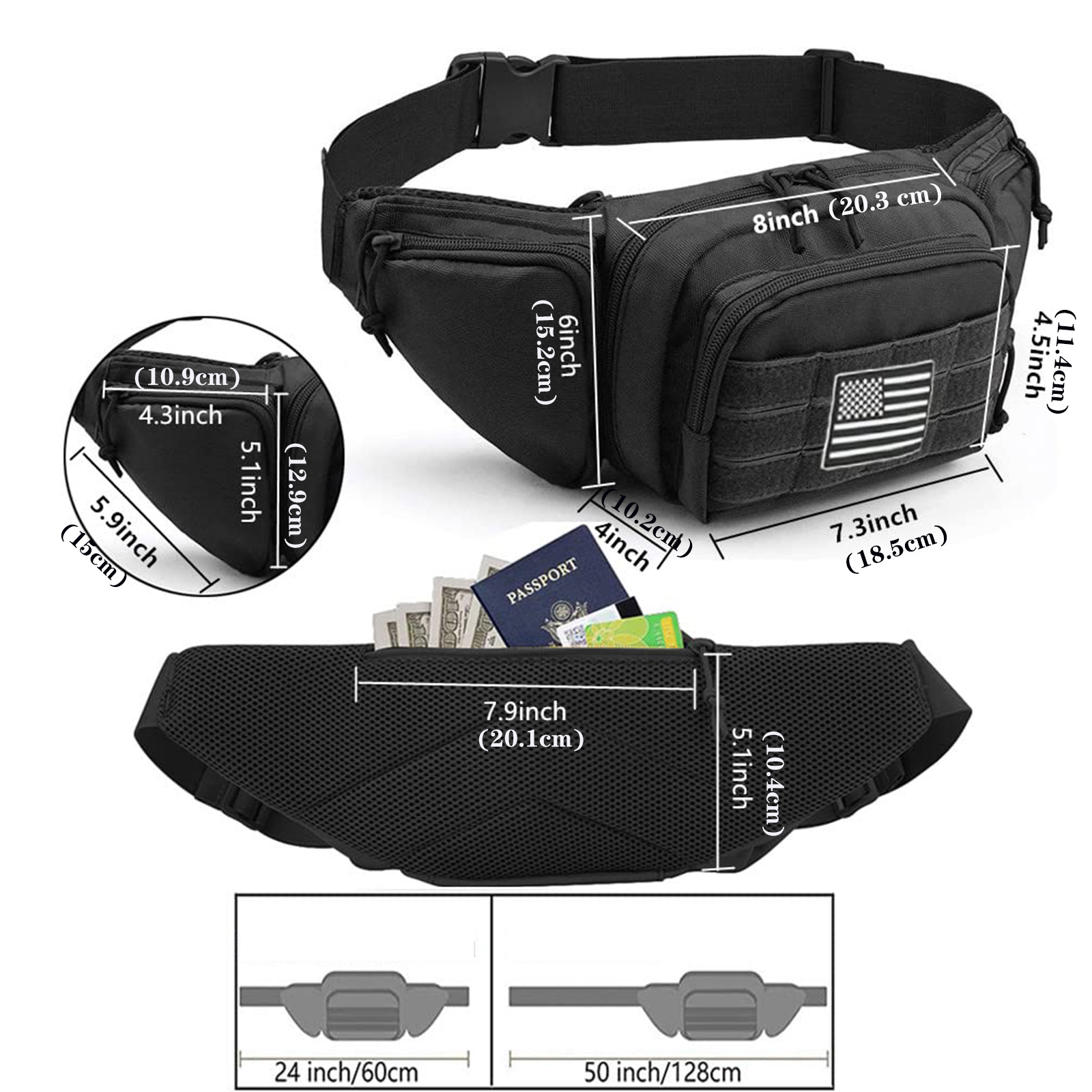 Tactical Fanny Pack Gun Holste - Edc Carry Fanny Pack recension och pris